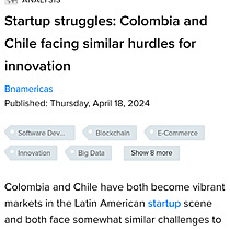 Startup struggles: Colombia and Chile facing similar hurdles for innovation